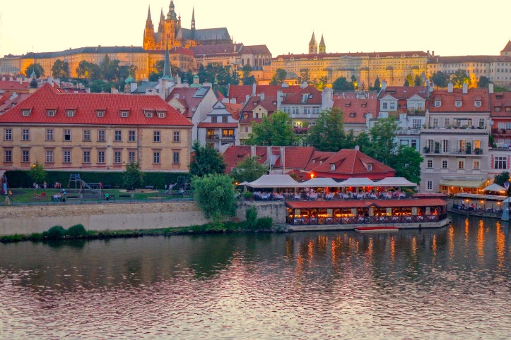 Prague Castle - night lights