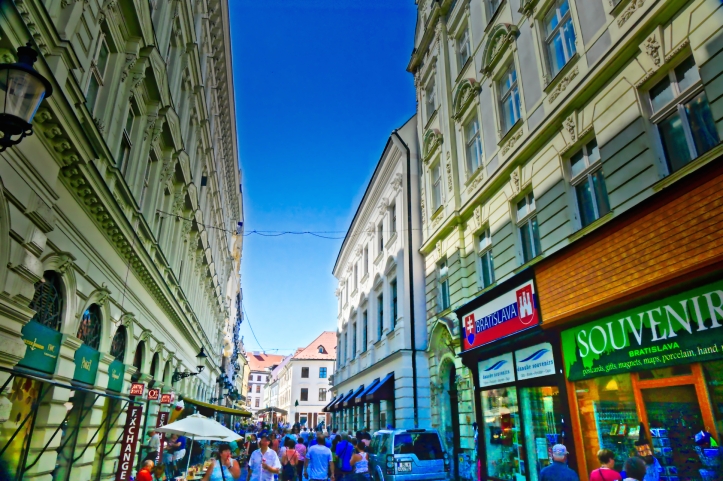 Bratislava pedestrian street 