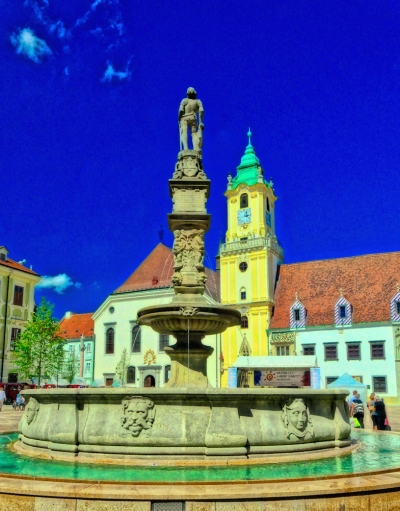 Roland's Fountain Bratislava