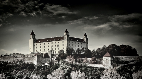 Bratislava castle B&W Slovakia