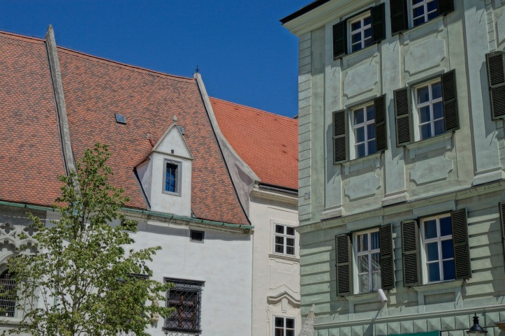 Bratislava architecture, windows