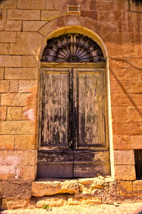 Old door, Gozo, Malta