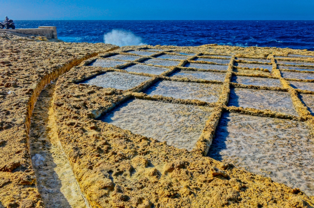 Salt pans, Gozo, Malta