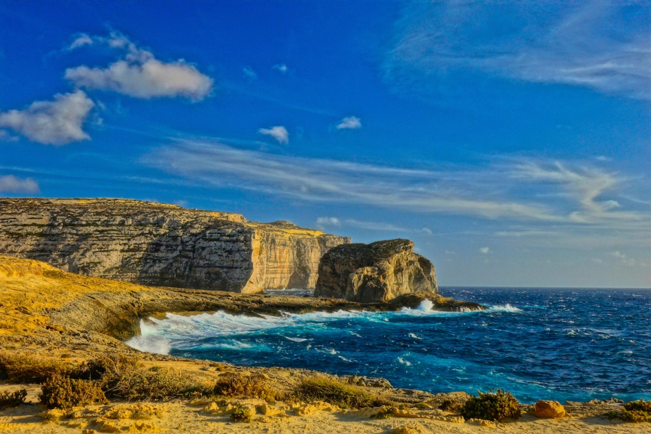 Dwejra Cliffs, Gozo, Malta